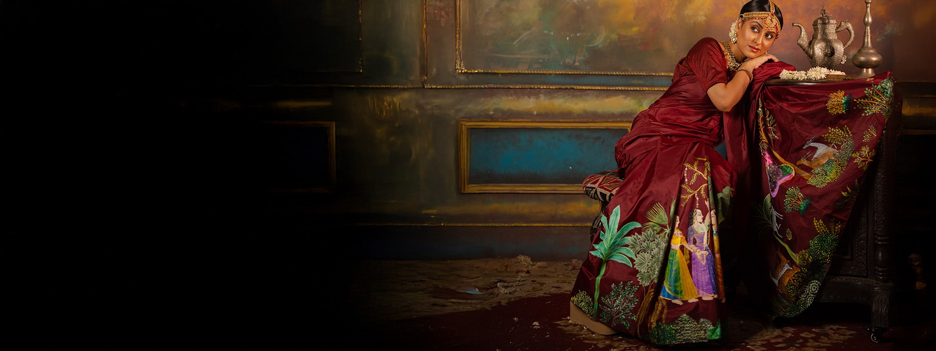 Miniature Art Sarees